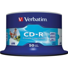 Verbatim CD-R 50stuks Printable