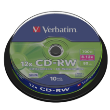 Verbatim CD-RW 10stuks