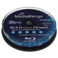 Media Range BD-R Bluray 10Stuks